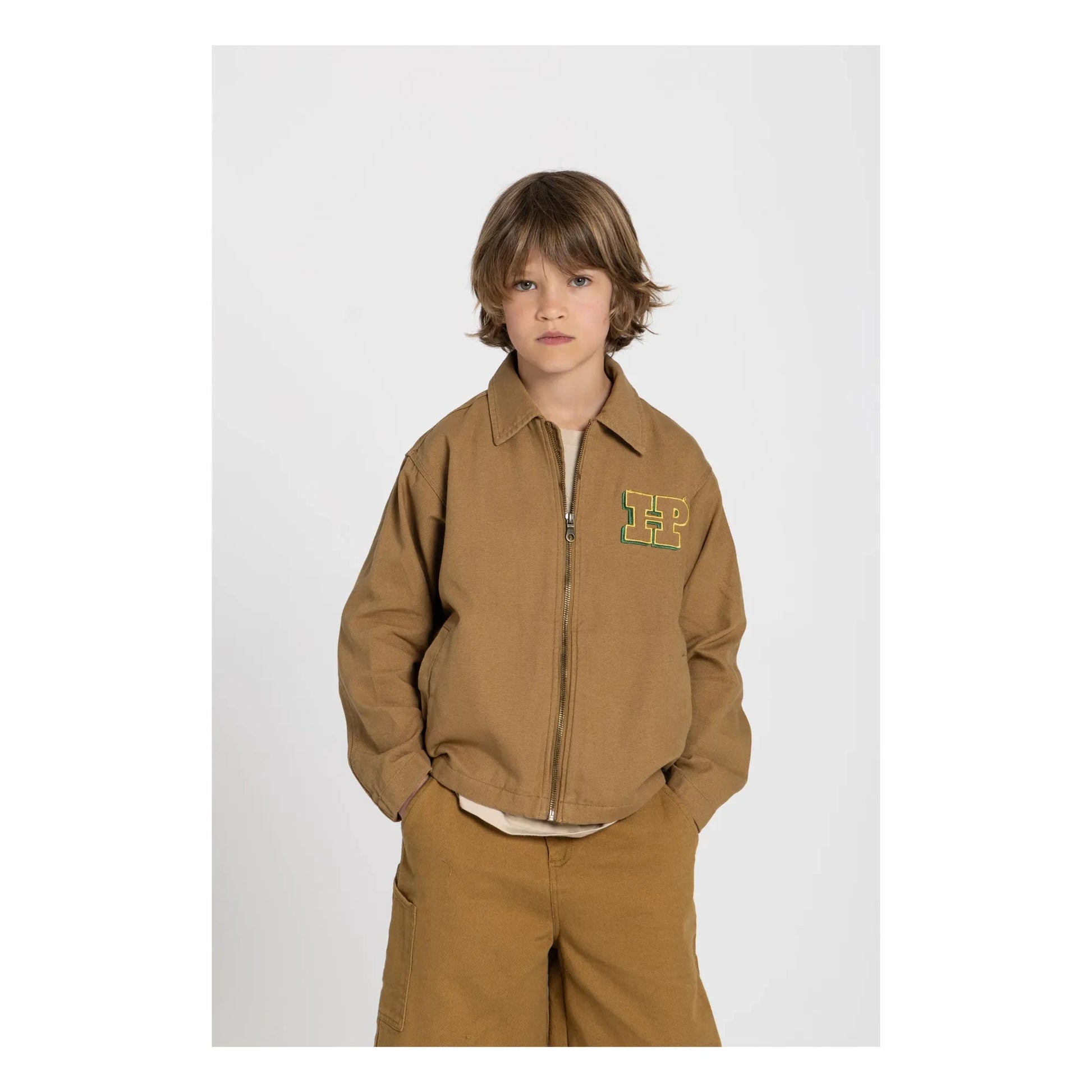 Hundred Pieces - Clock jacket | Brown