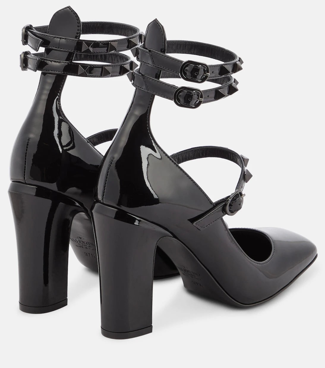 Valentino Garavani - Tan-Go patent leather pumps