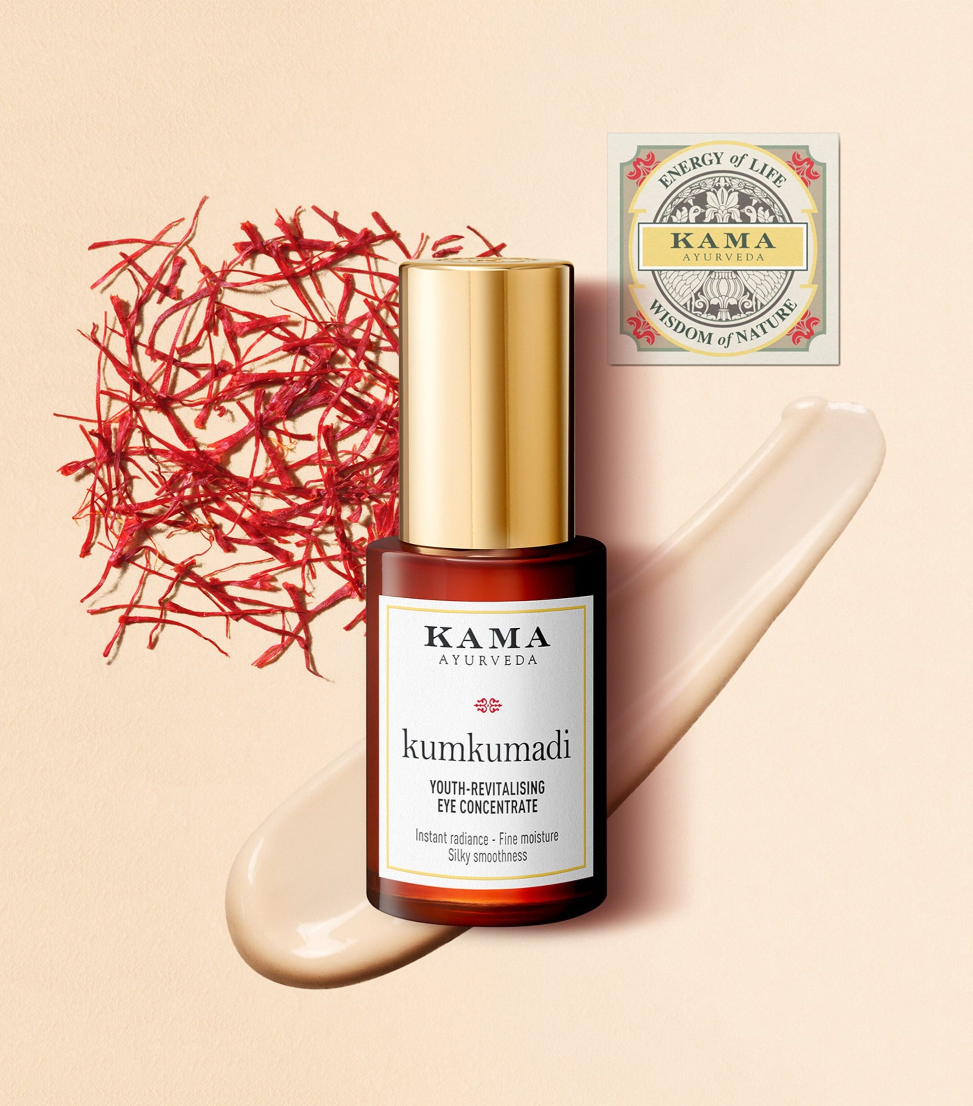 KAMA AYURVEDA Kumkumadi Youth-Revitalising Eye Concentrate (15ml)