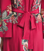 Etro Pink Silk Floral Print Gown