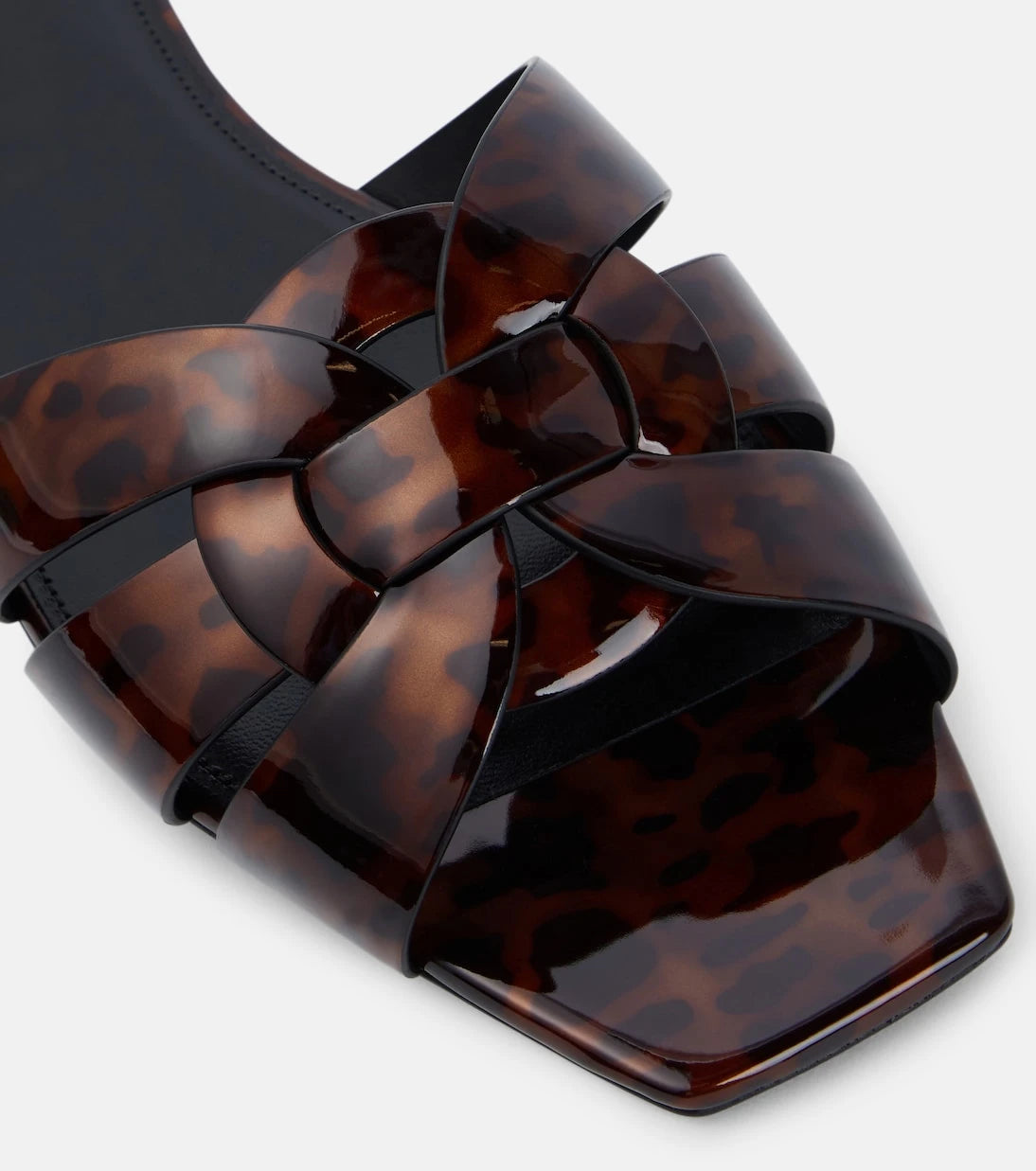 Saint Laurent - Tribute 05 leopard-print leather flats