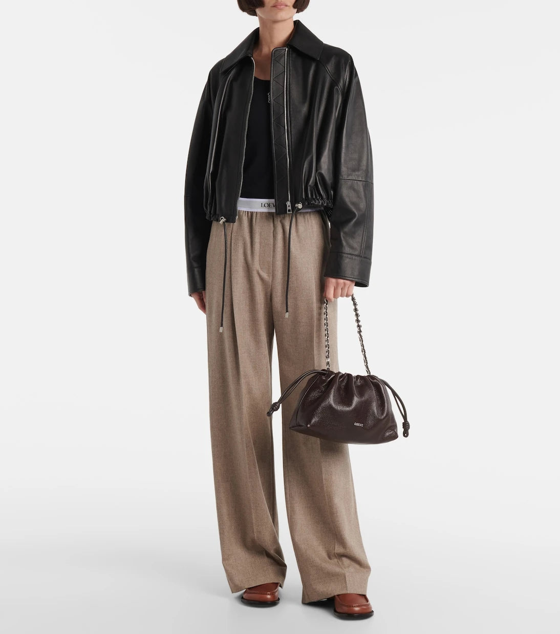 Loewe - Campo leather loafers