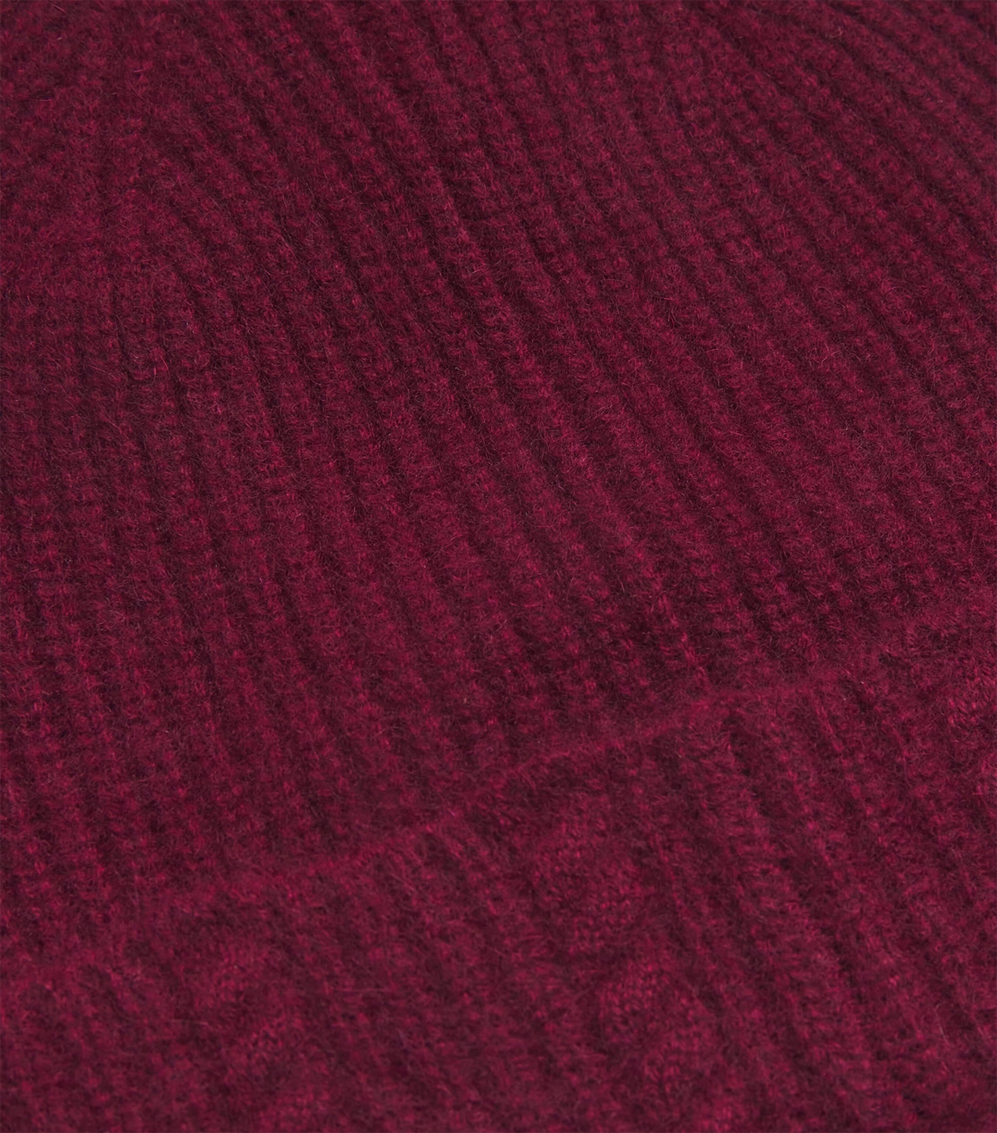 Claudie Pierlot Red Cashmere Embroidered Beanie