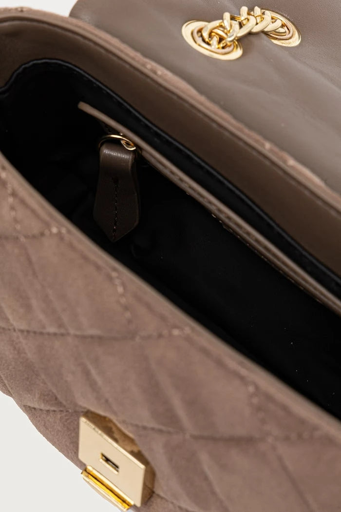 OCARINA SUEDE imitasyon süetten kadın çapraz çanta