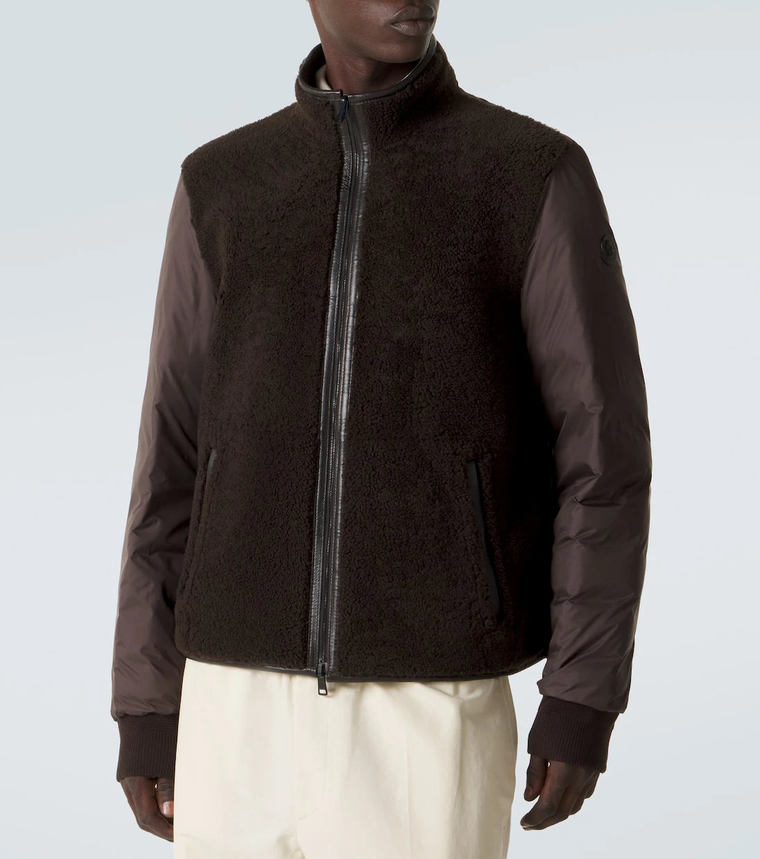 Moncler - Reversible shearling down jacket