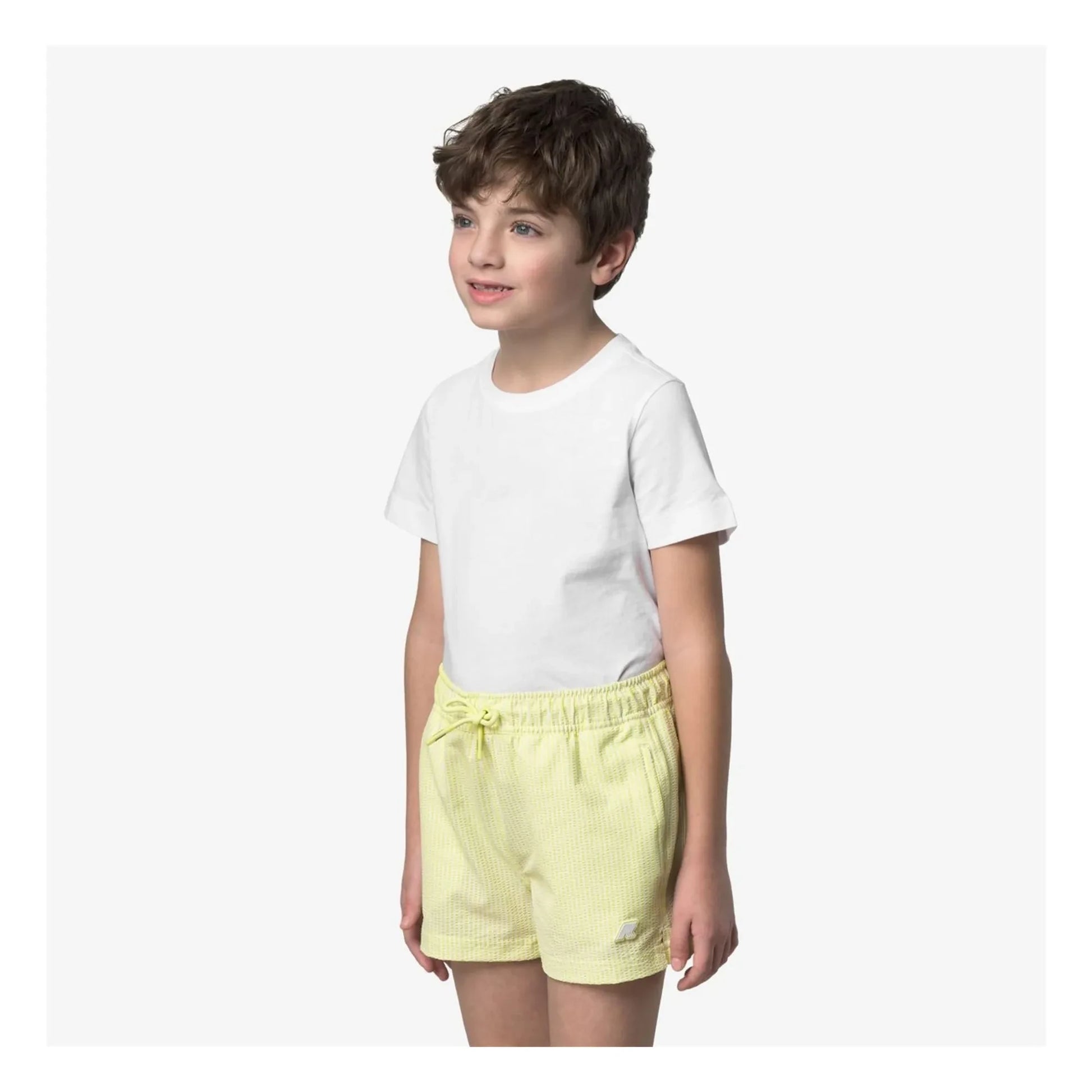 K-way - Hazel Beach Striped Swim Shorts | Yellow