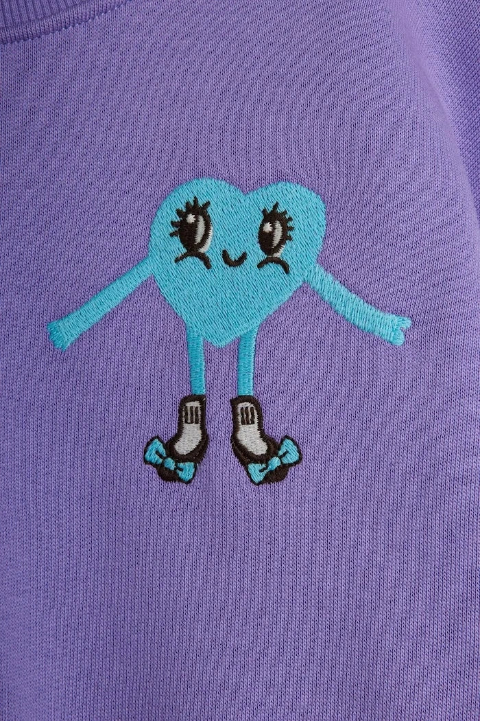 Детски памучен суичър Mini Rodini Heart