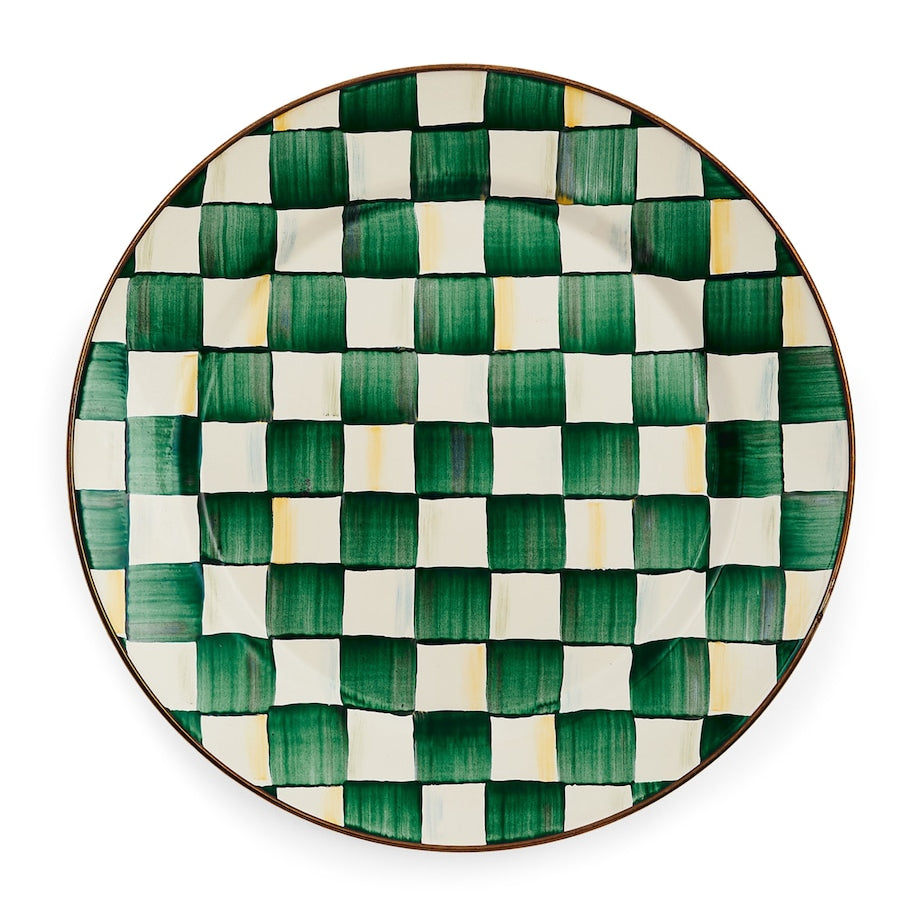 Emerald Check Charger Plate (30.5cm)