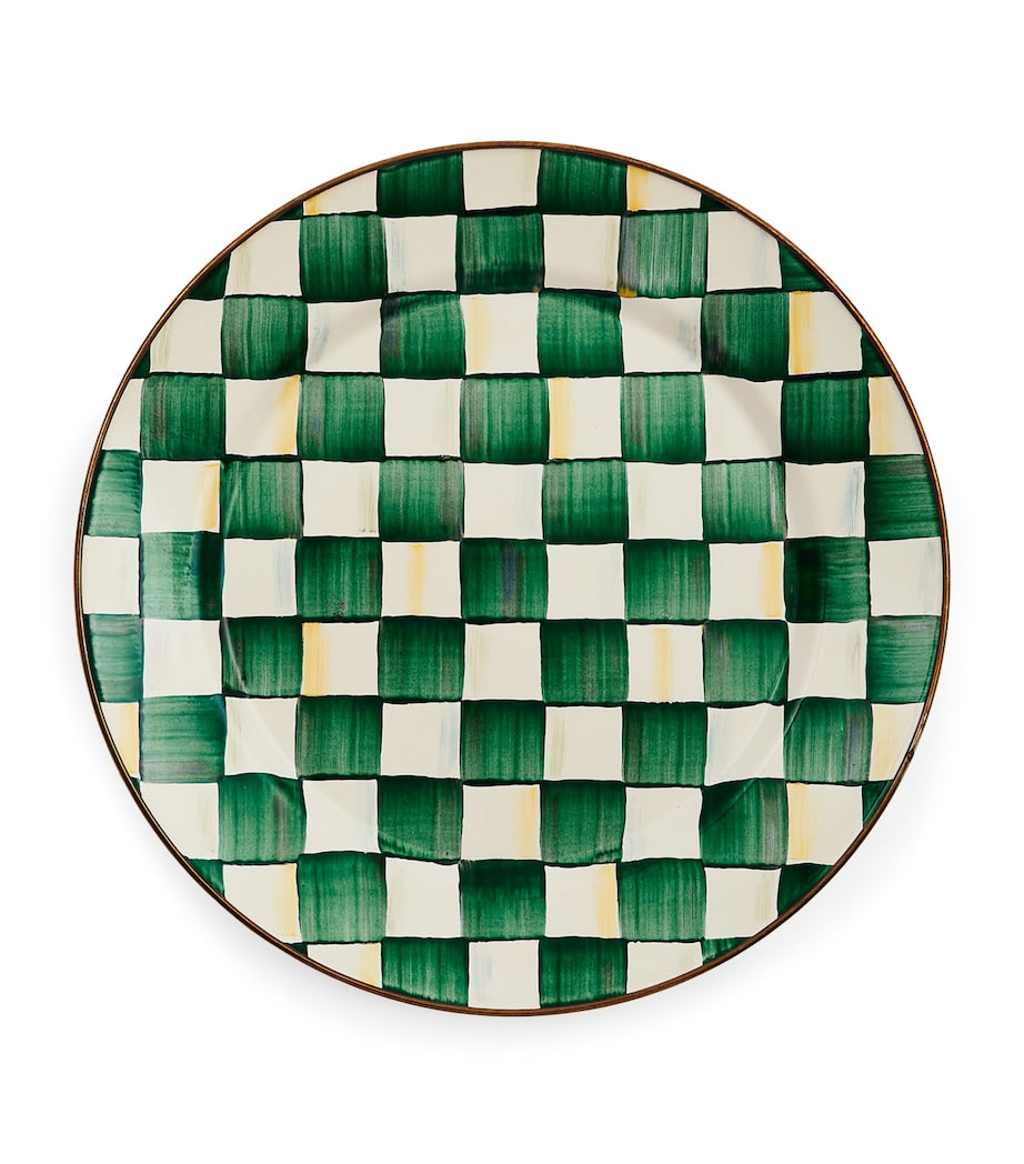 Emerald Check Charger Plate (30.5cm)