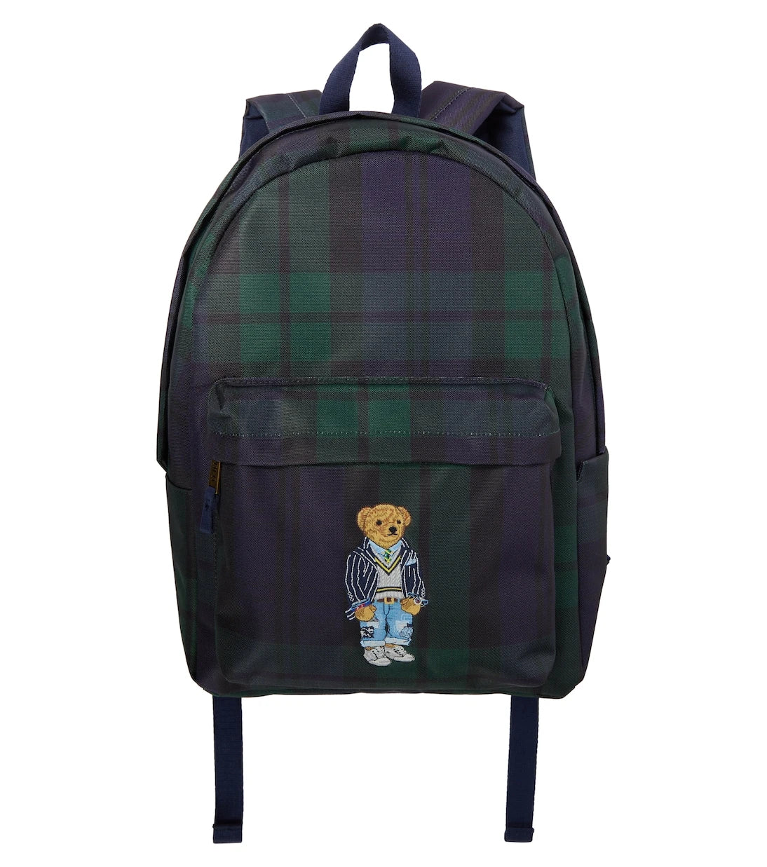Polo Ralph Lauren Kids - حقيبة ظهر كاروهات بنقشة دب بولو