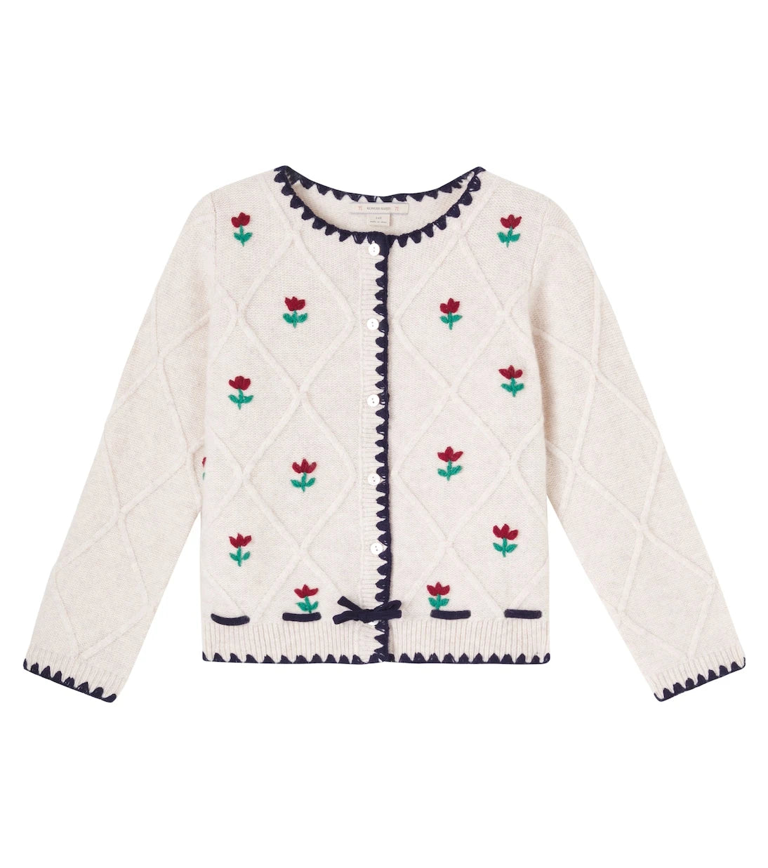 Konges Sløjd - Iska embroidered wool cardigan