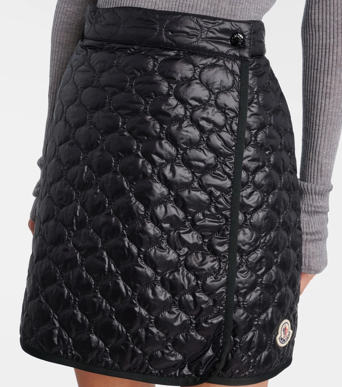 Moncler - Quilted wrap skirt