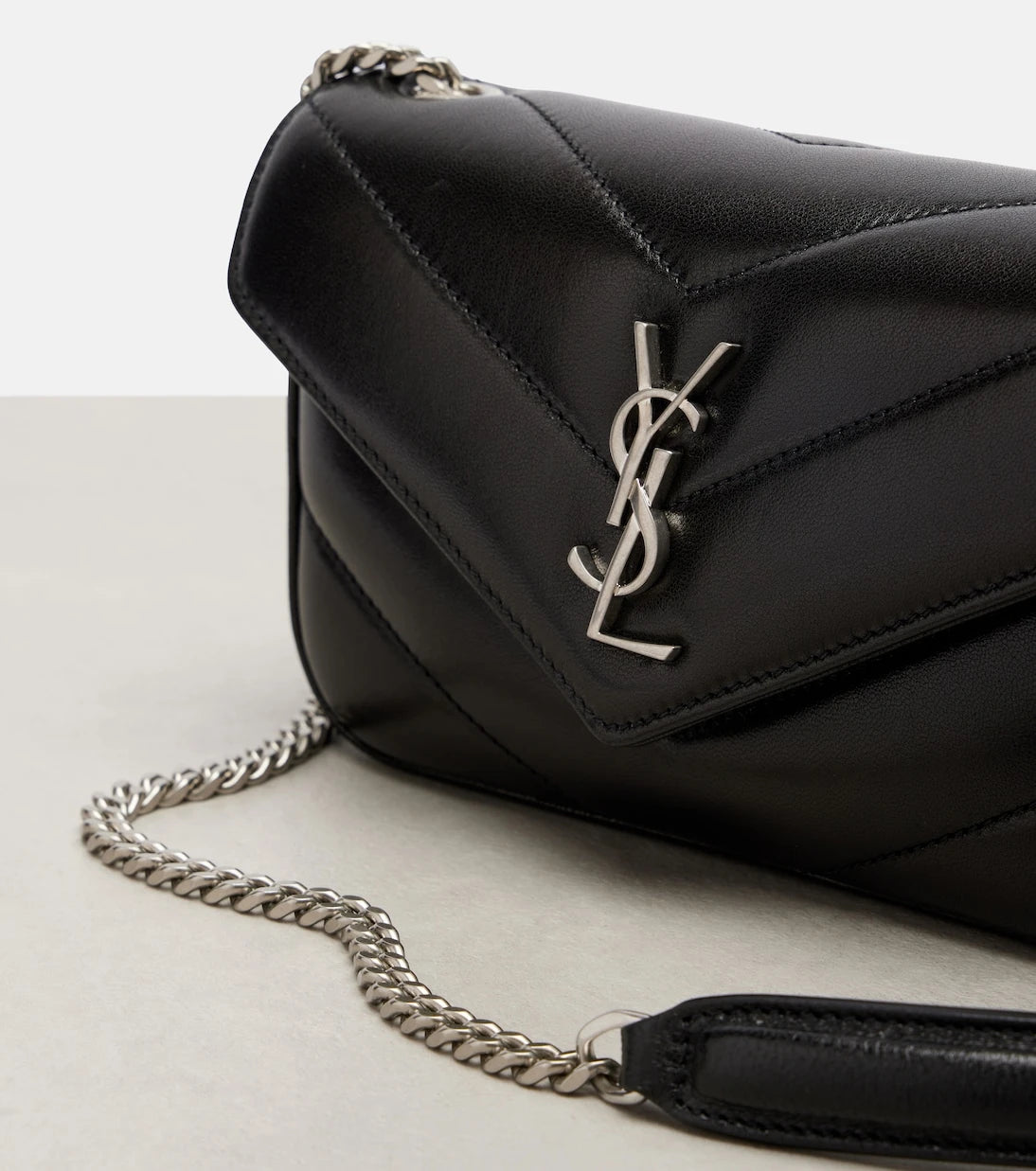 Saint Laurent - Loulou Mini leather crossbody bag