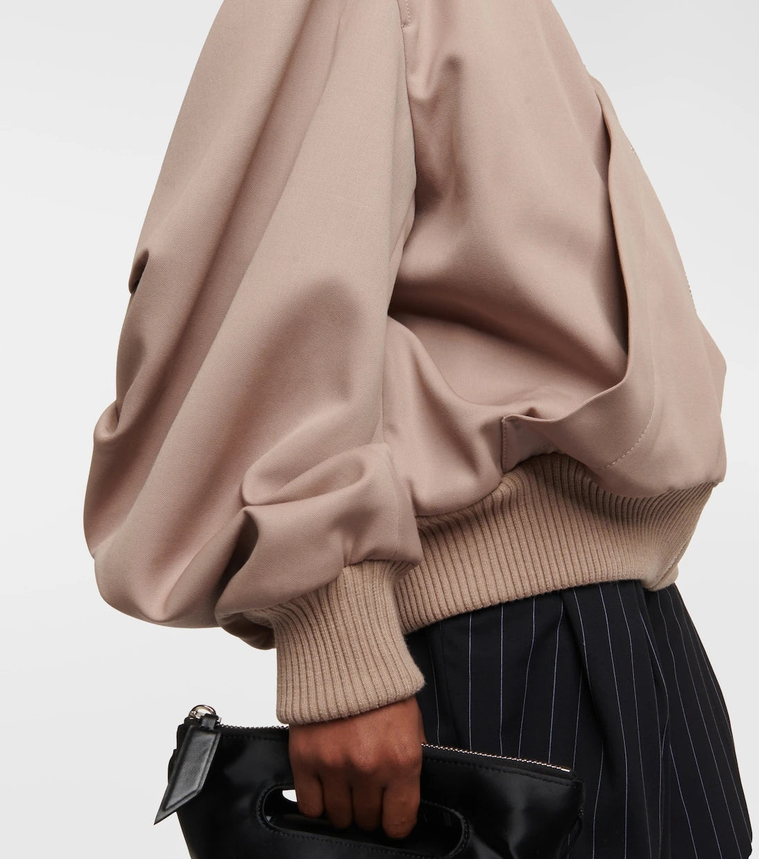 The Attico - Bomber wool gabardine jacket