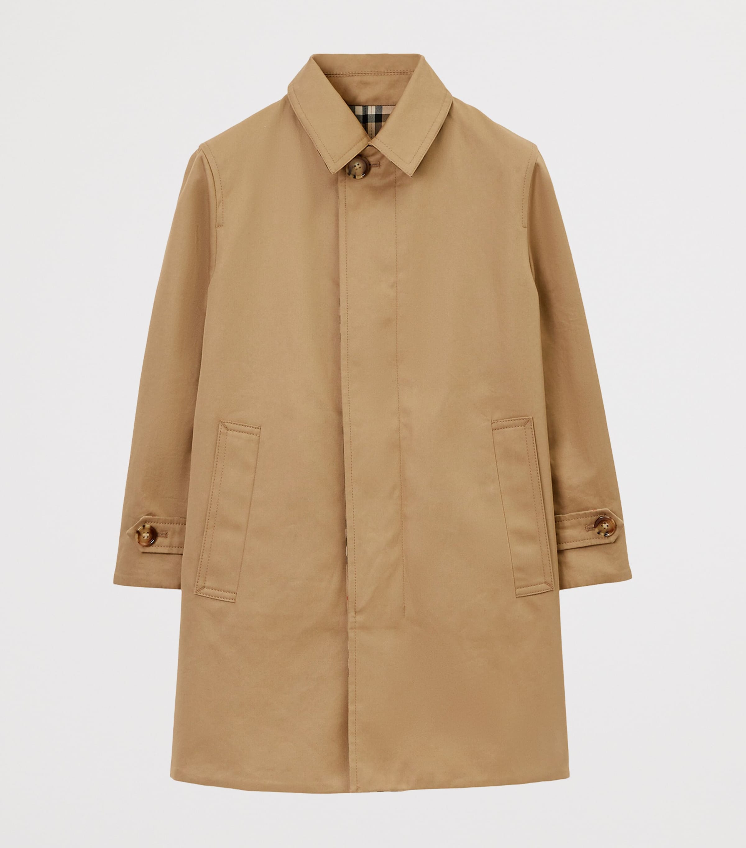 Burberry Kids Cotton Reversible Car Coat (3-12 Years)