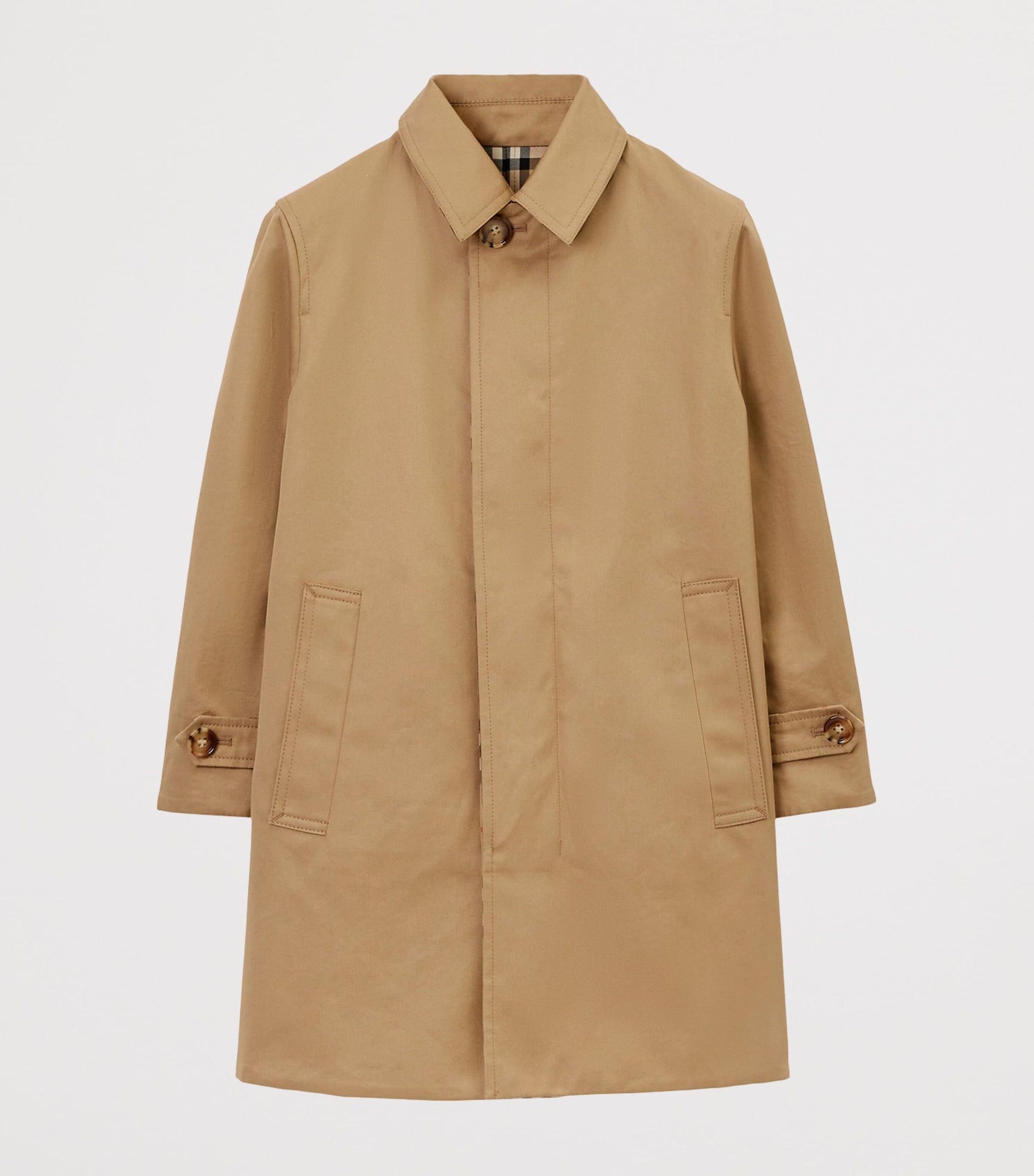 Burberry Kids Cotton Reversible Car Coat (3-12 Years)