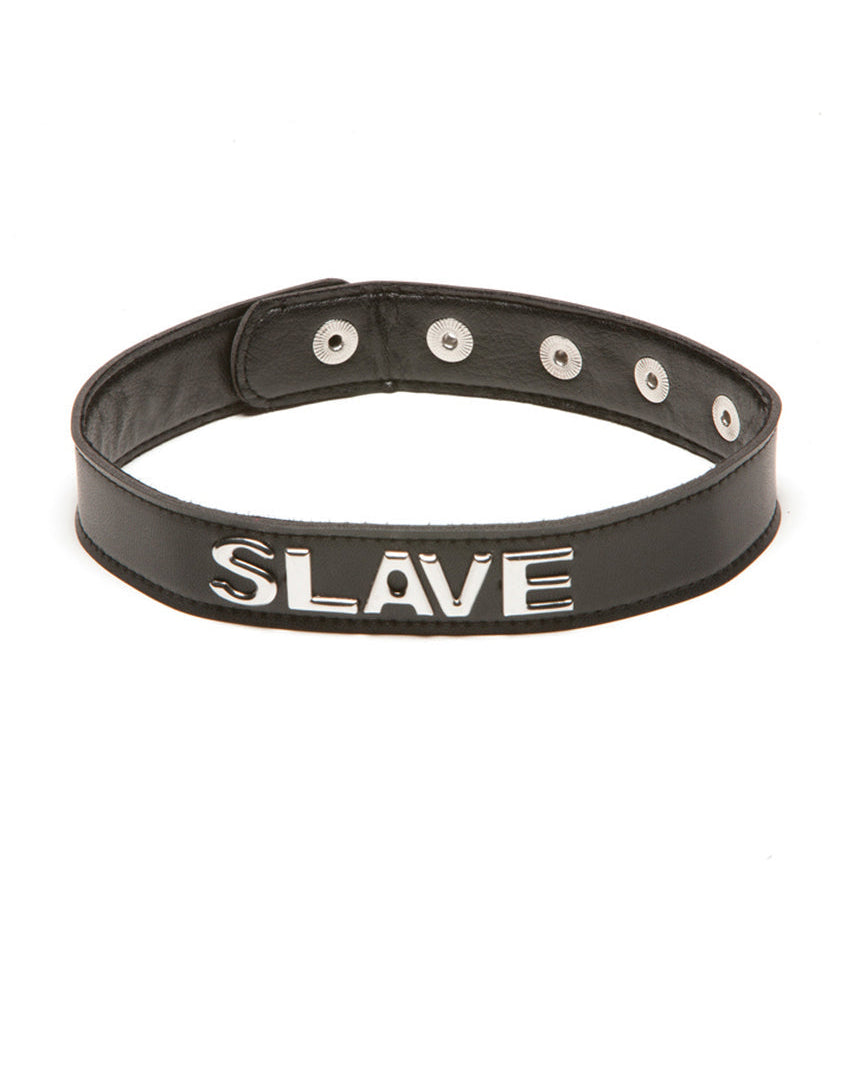 Talk Dirty To Me 'SLAVE' BDSM Choker