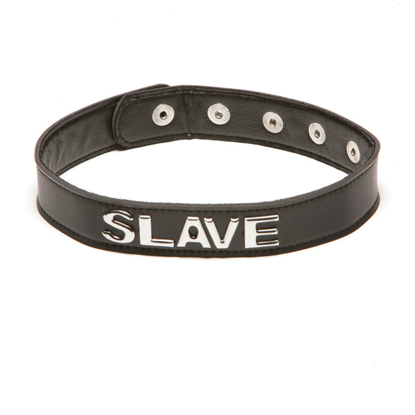 Talk Dirty To Me 'SLAVE' BDSM Choker