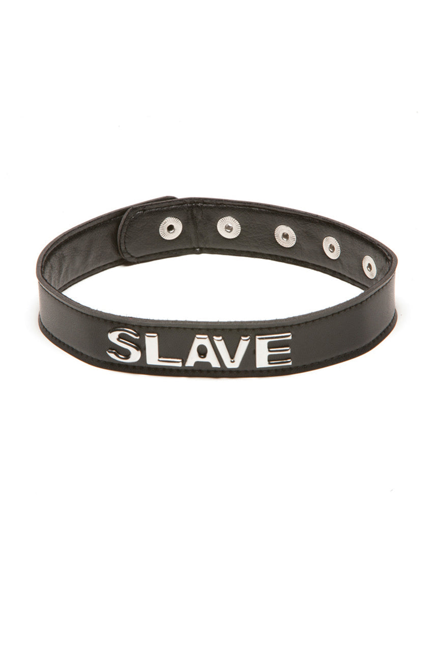 Talk Dirty To Me 'SLAVE' BDSM Choker
