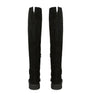 Black Suede Lexington Knee-High Boots