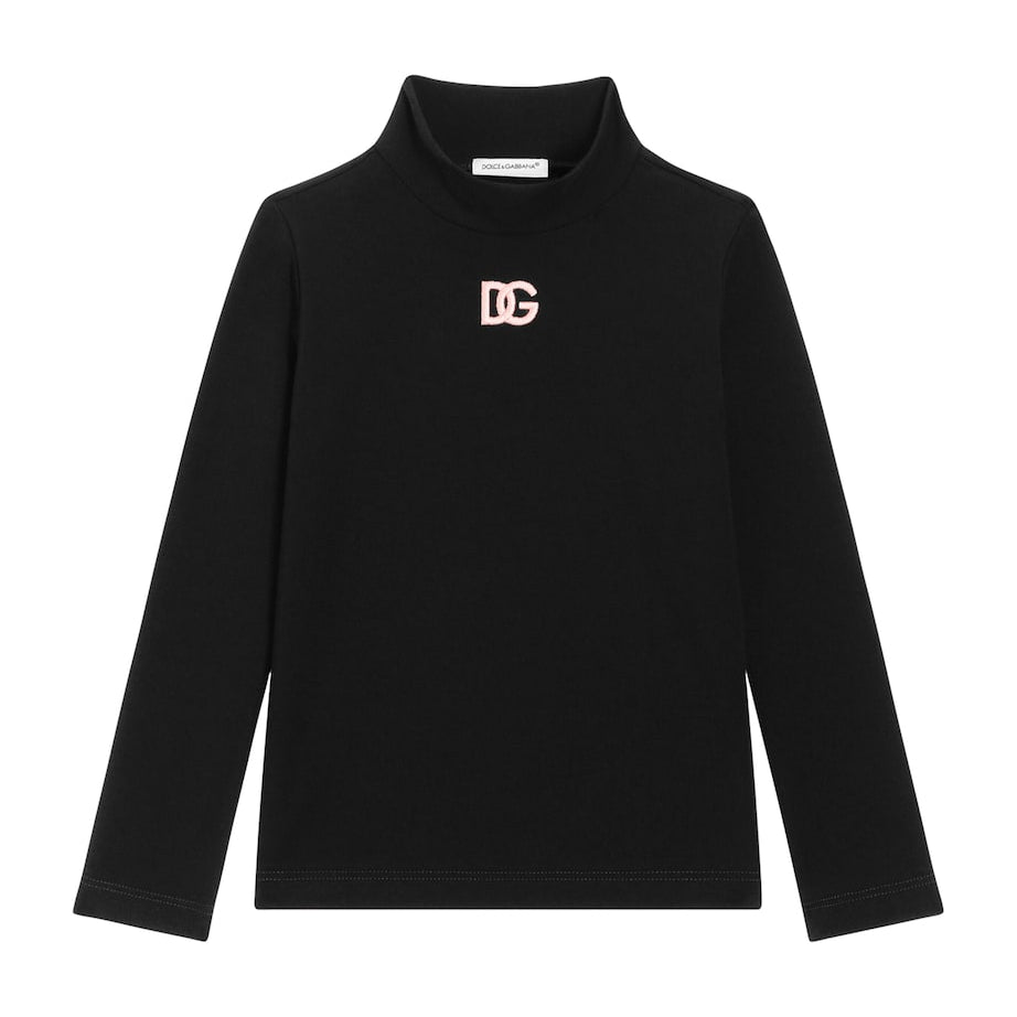 Dolce & Gabbana Kids Cotton-Silk Logo Sweater (8-12 Years)