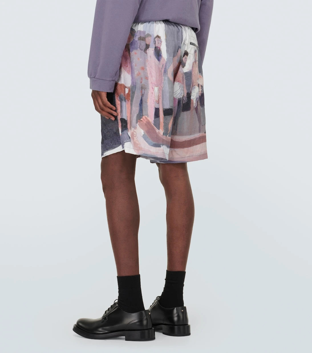 Undercover - x Helen Verhoeven printed shorts