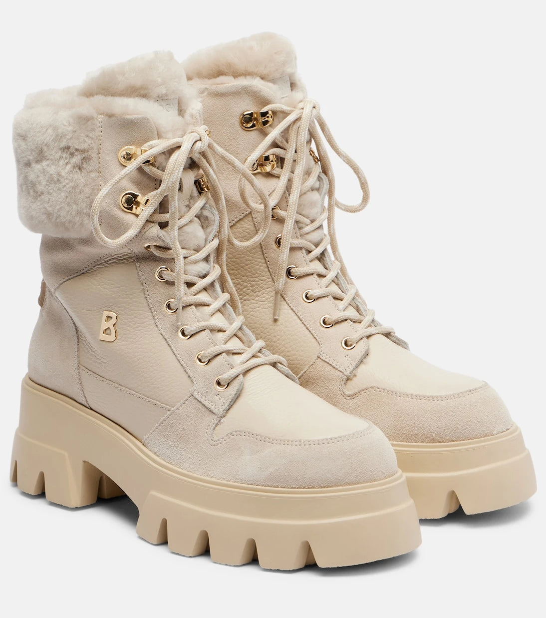 Bogner - Sapporo suede and leather combat boots