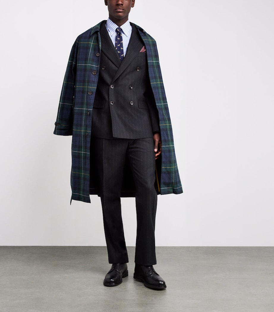 Wool Chalk-Stripe 2-Piece Suit