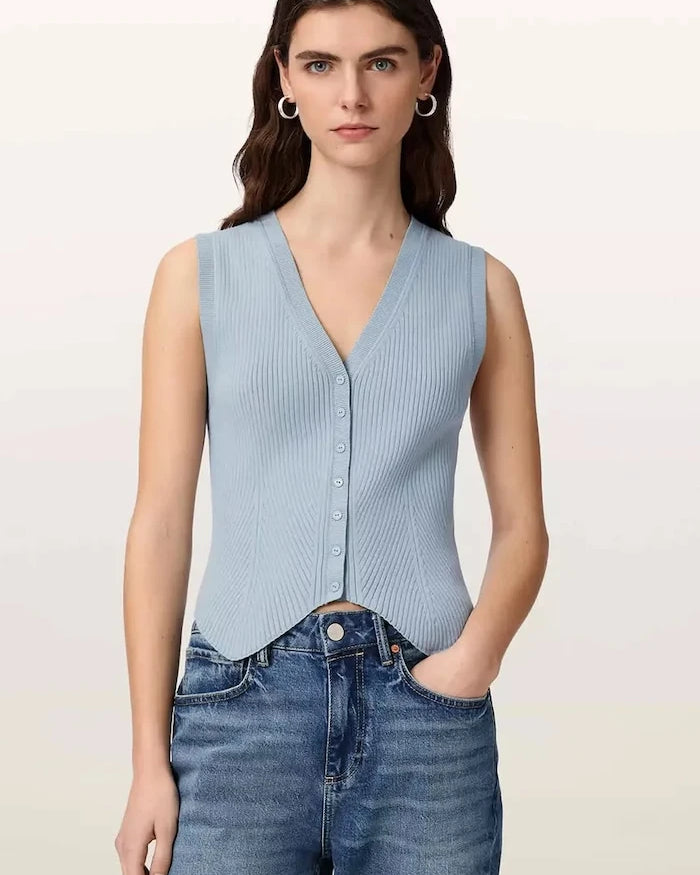 AllSaints kadın viskon üst