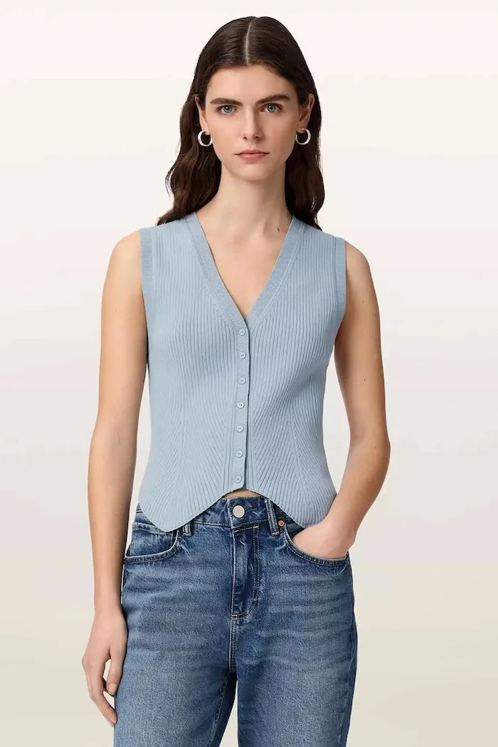 AllSaints топ дамски от вискоза