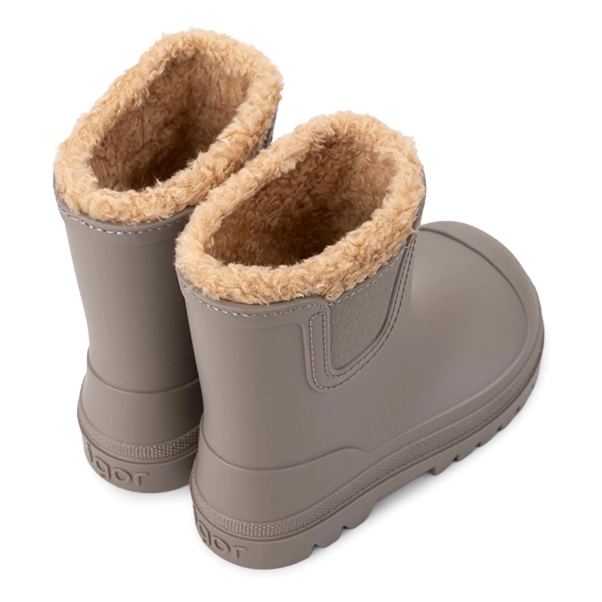 Igor - Verona Borrego Filled Rain Boots | Taupe brown