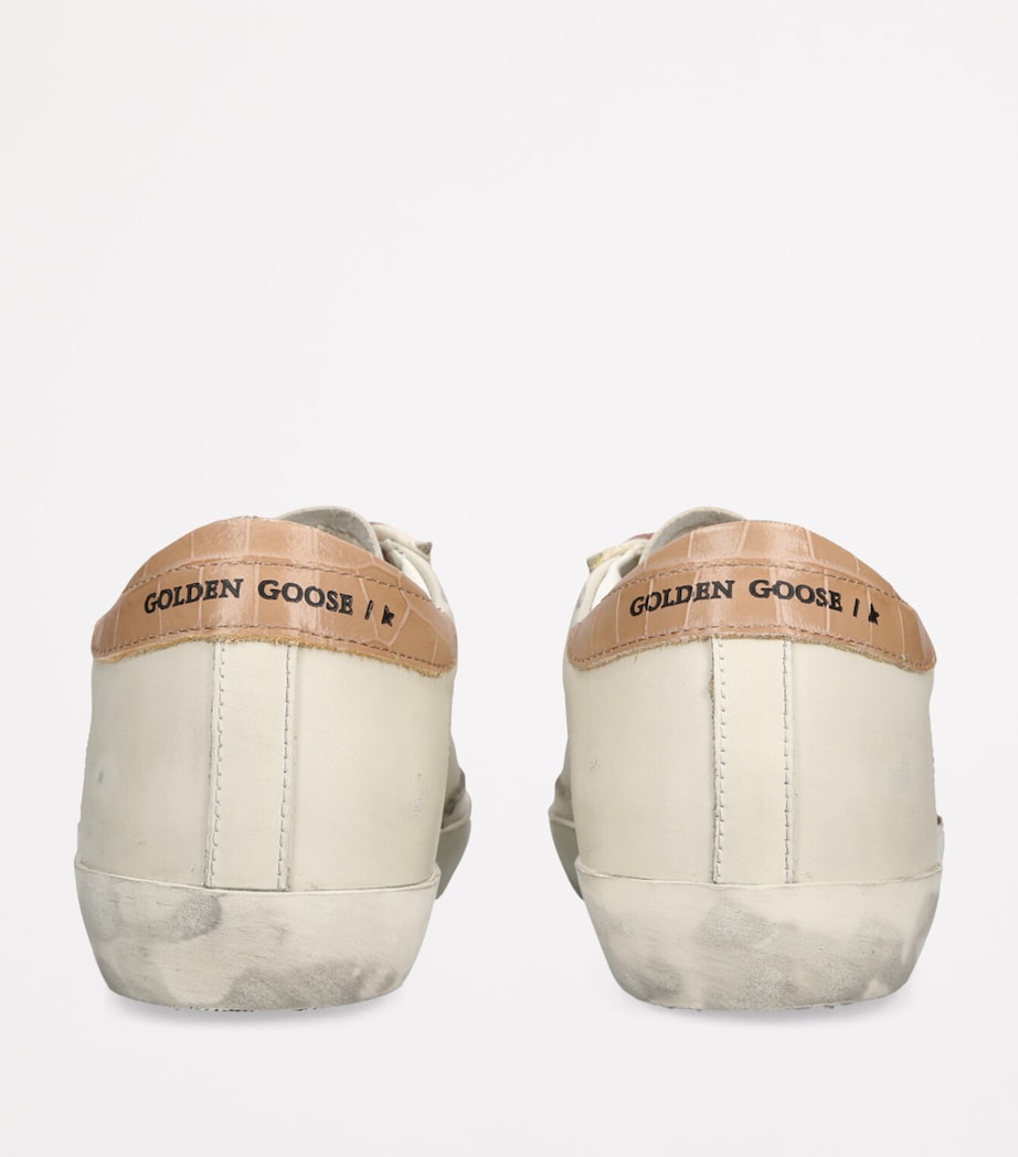 White Leather Super-Star Sneakers