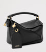 LOEWE Black x Paula's Ibiza Mini Lambskin Puzzle Top-Handle Bag