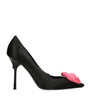 Satin Rose Pumps 100