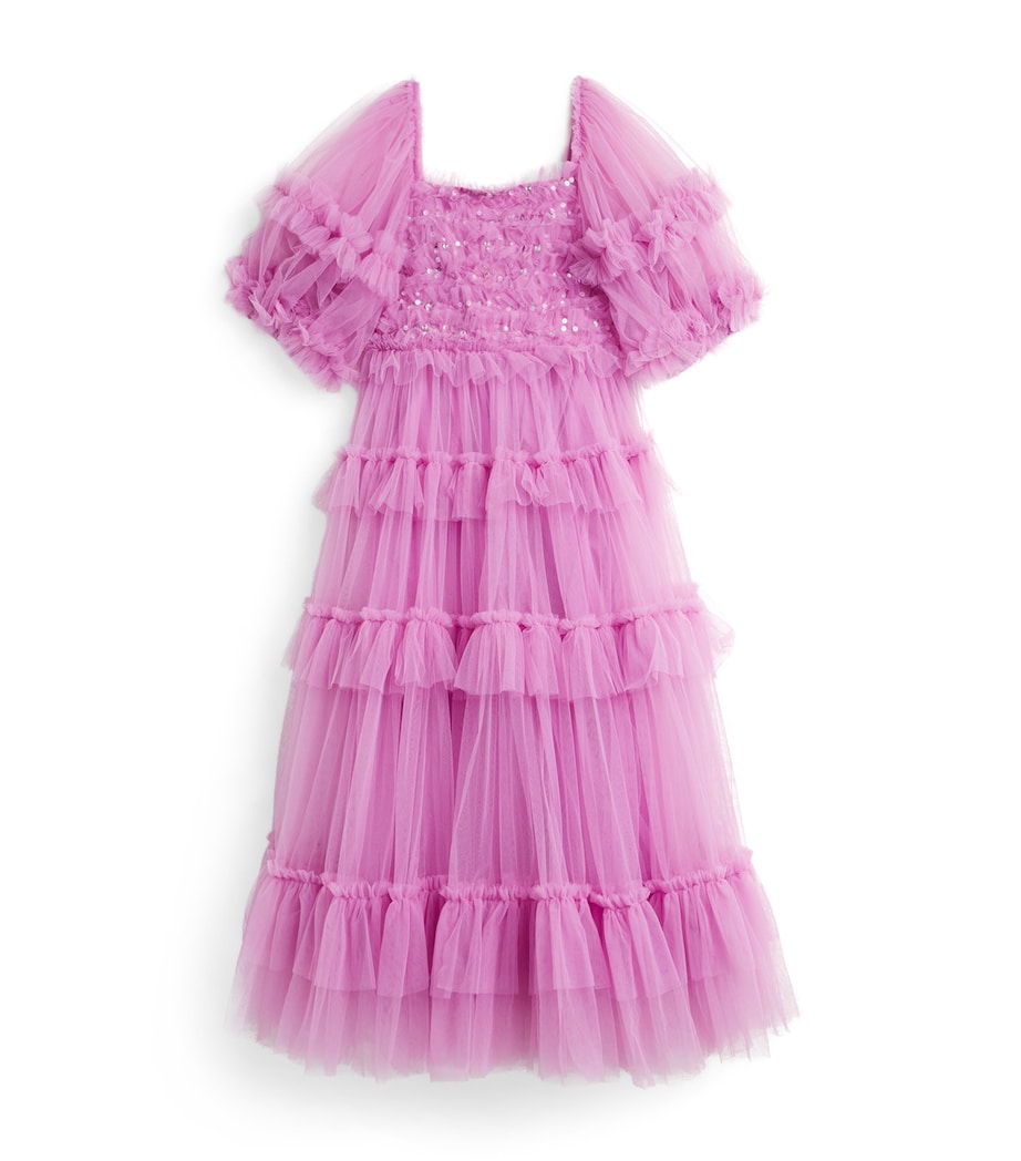 Tutu Du Monde Purple Tulle Ruffled Halcyon Dress (2-12 Years)