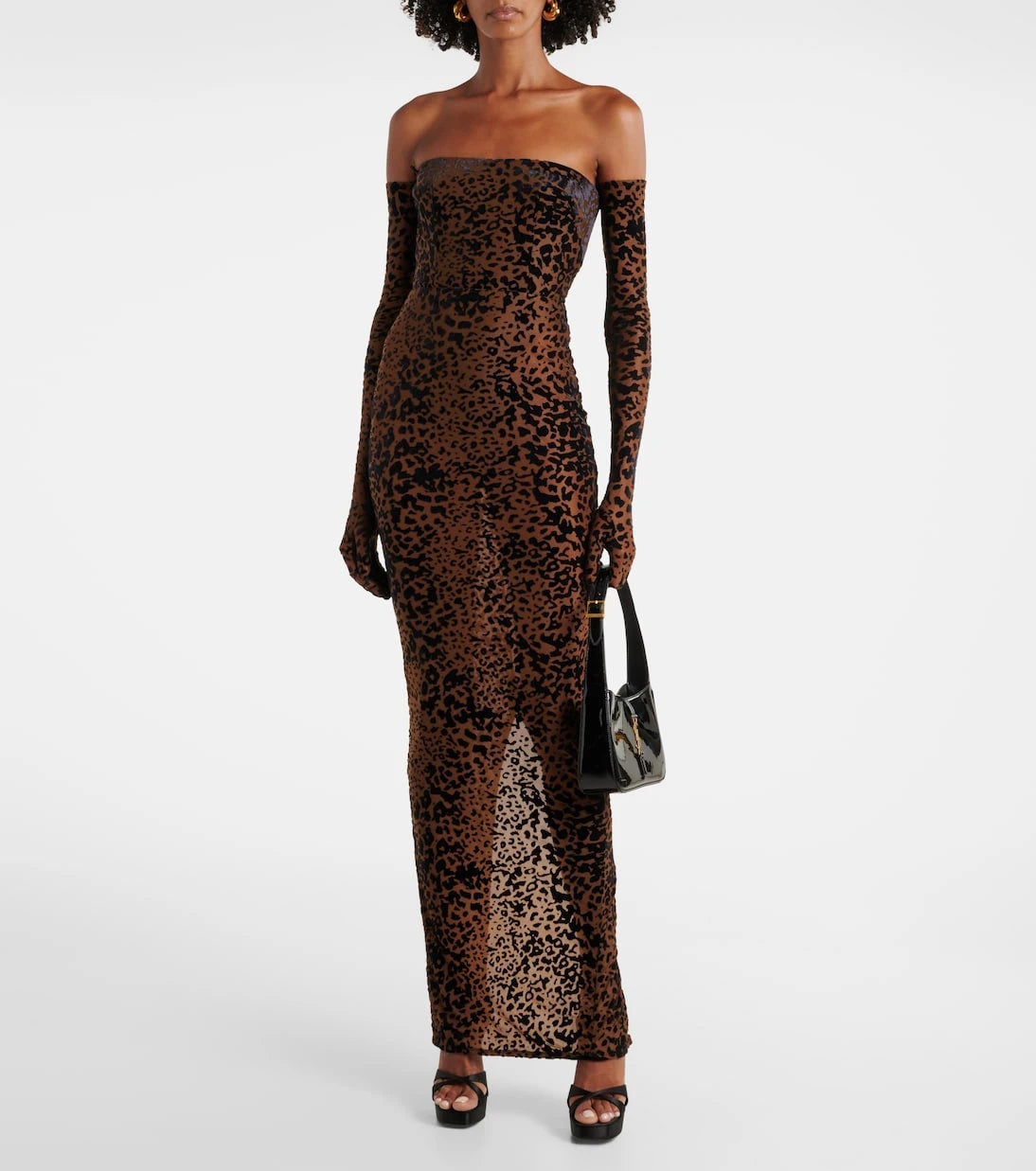 Alex Perry - Leopard-print corset gown