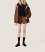 Miu Miu Brown Technical Drawstring Shorts