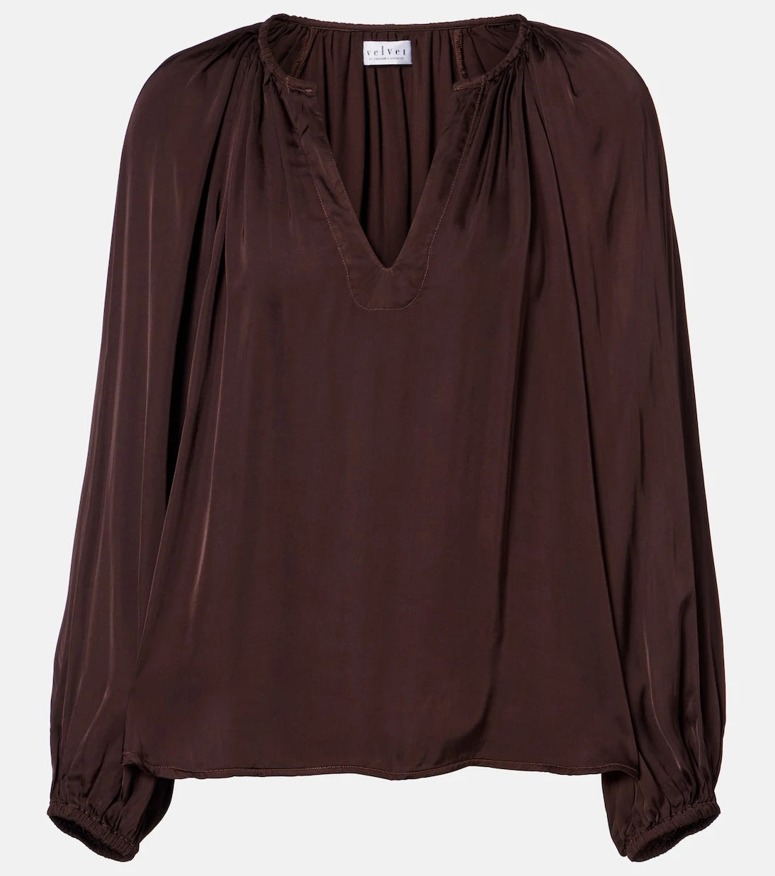 Velvet - Lyla satin blouse