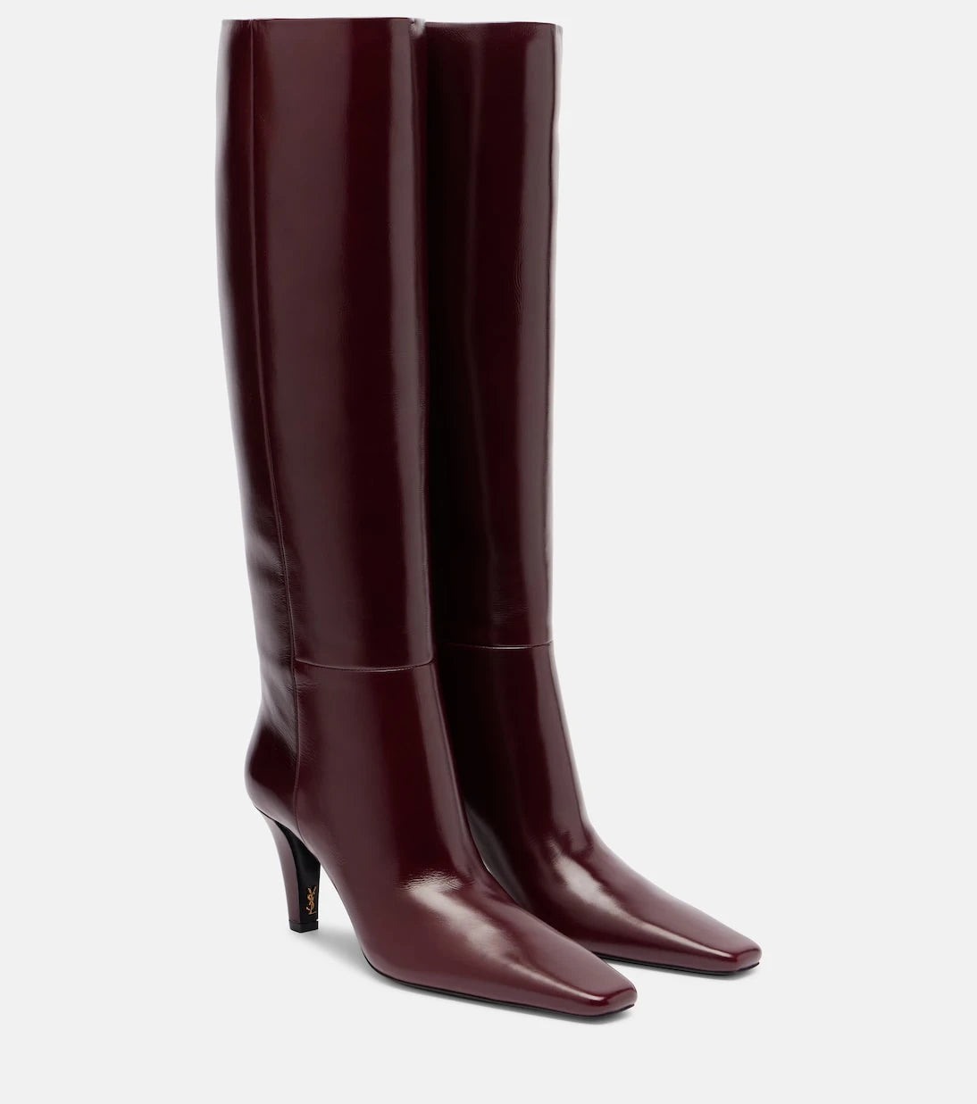 Saint Laurent - Jill 75 leather knee-high boots