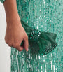 Judith Leiber Green x Harrods EXCLUSIVE Embellished Just For You Bow Clutch Bag