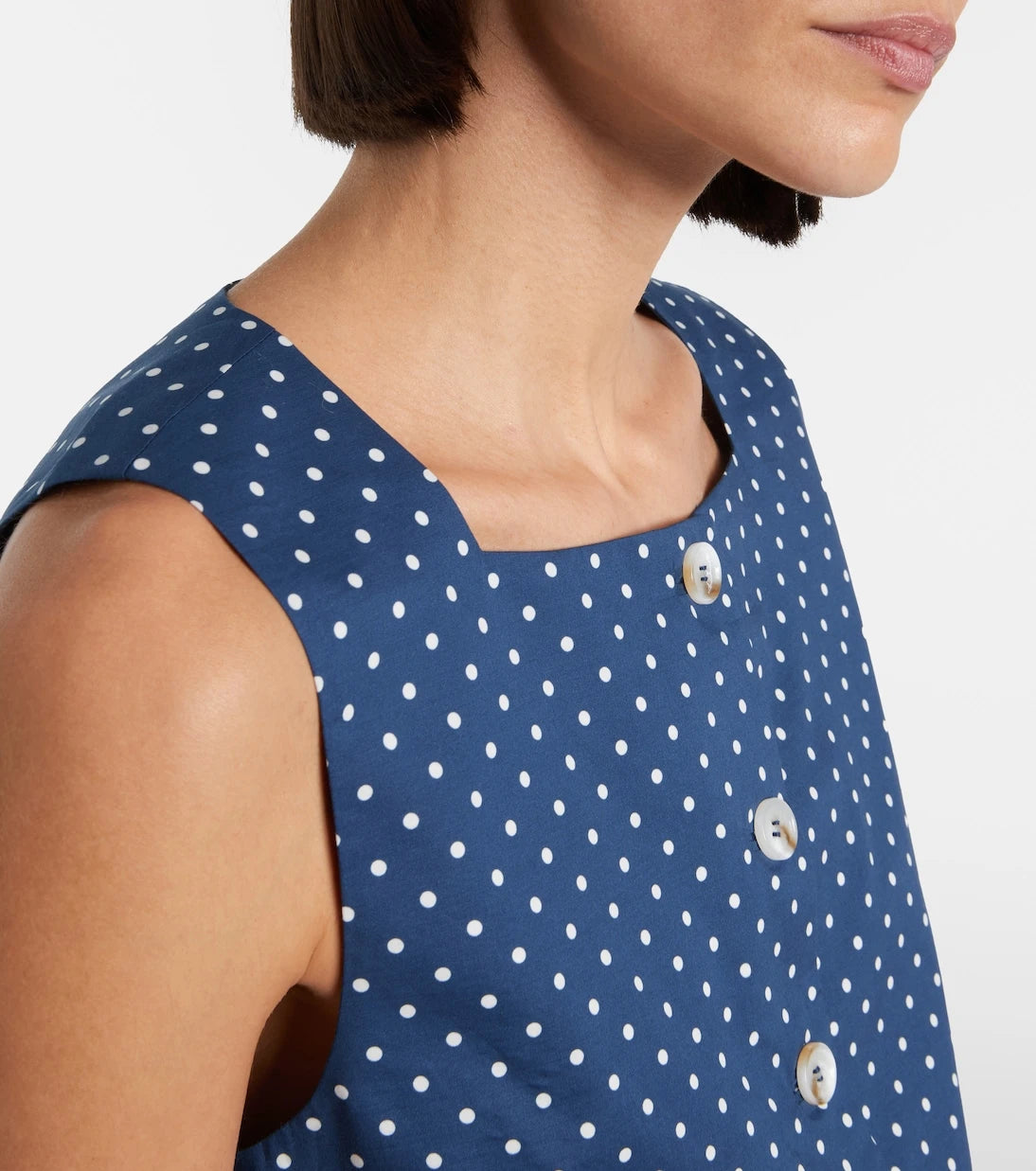 Posse - Rio polka-dot cropped top