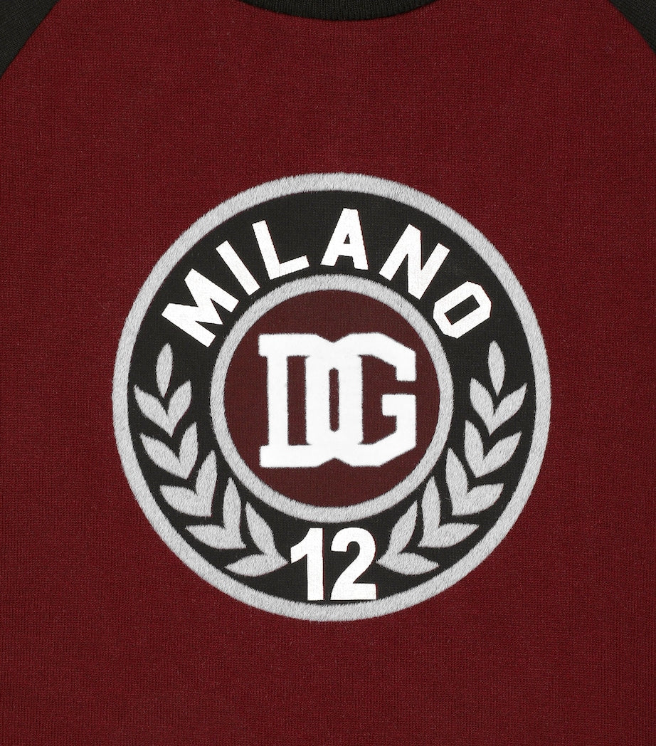 Dolce & Gabbana Kids Cotton Logo Varsity T-Shirt (3-30 Months)