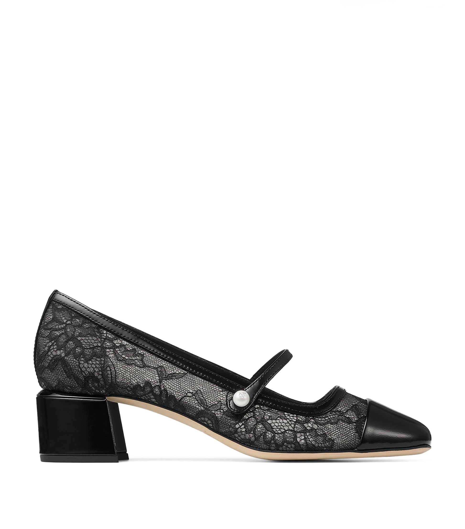 Jimmy Choo Multi Elisa 45 Lace Mary Jane Pumps