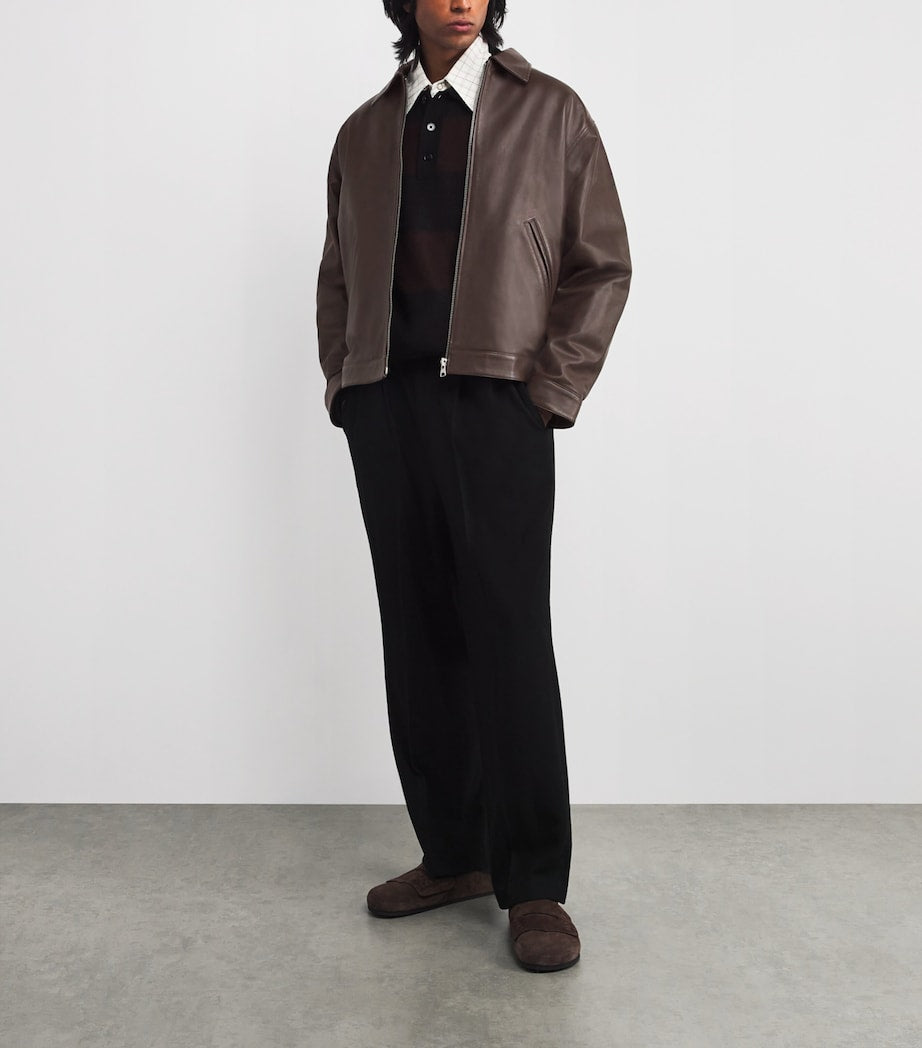 NN07 Brown Leather Jacket