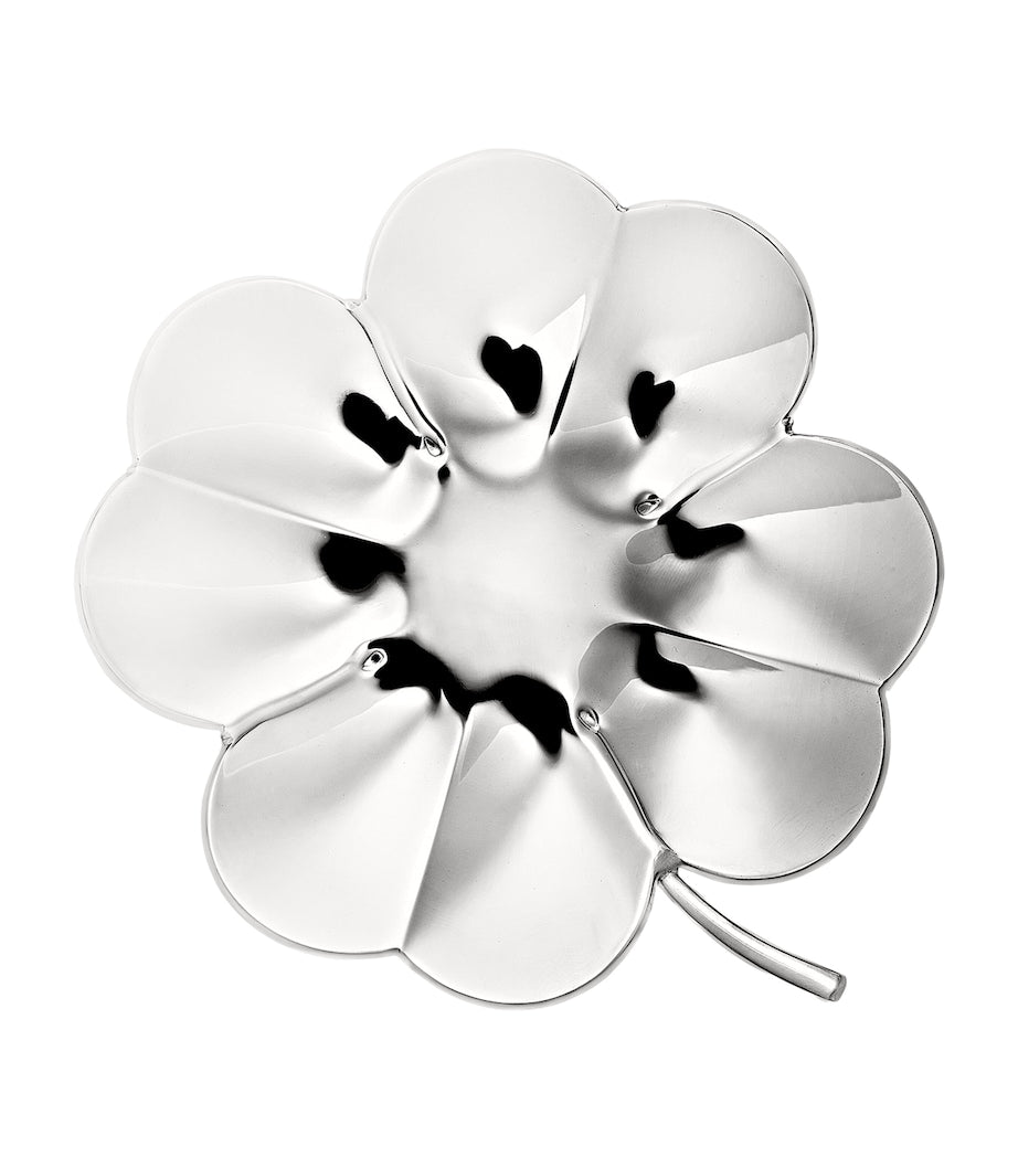 Christofle Silver-Plated Four-Leaf Clover Trèfle Dish (11cm)