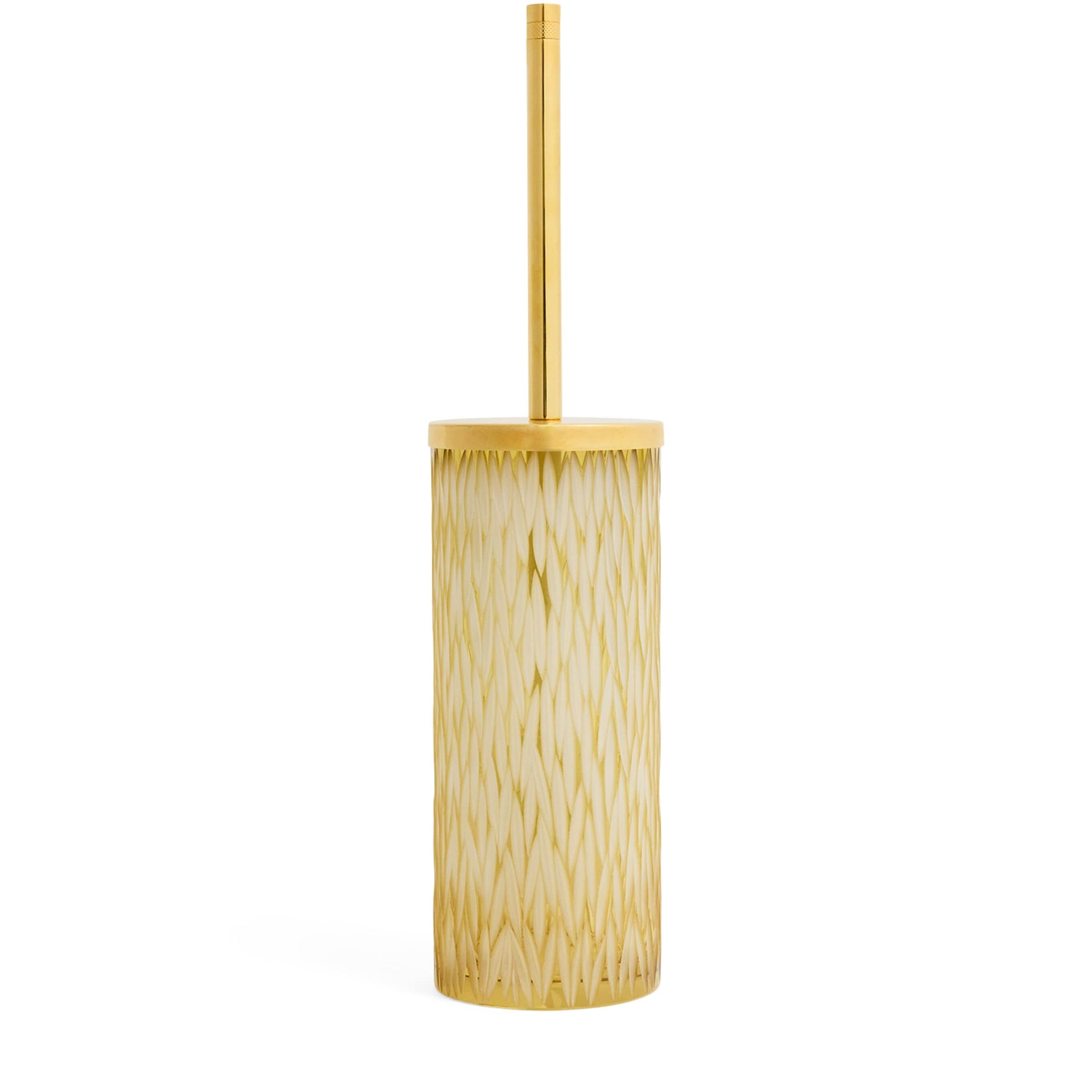 Crystal Amber Toilet Brush Holder