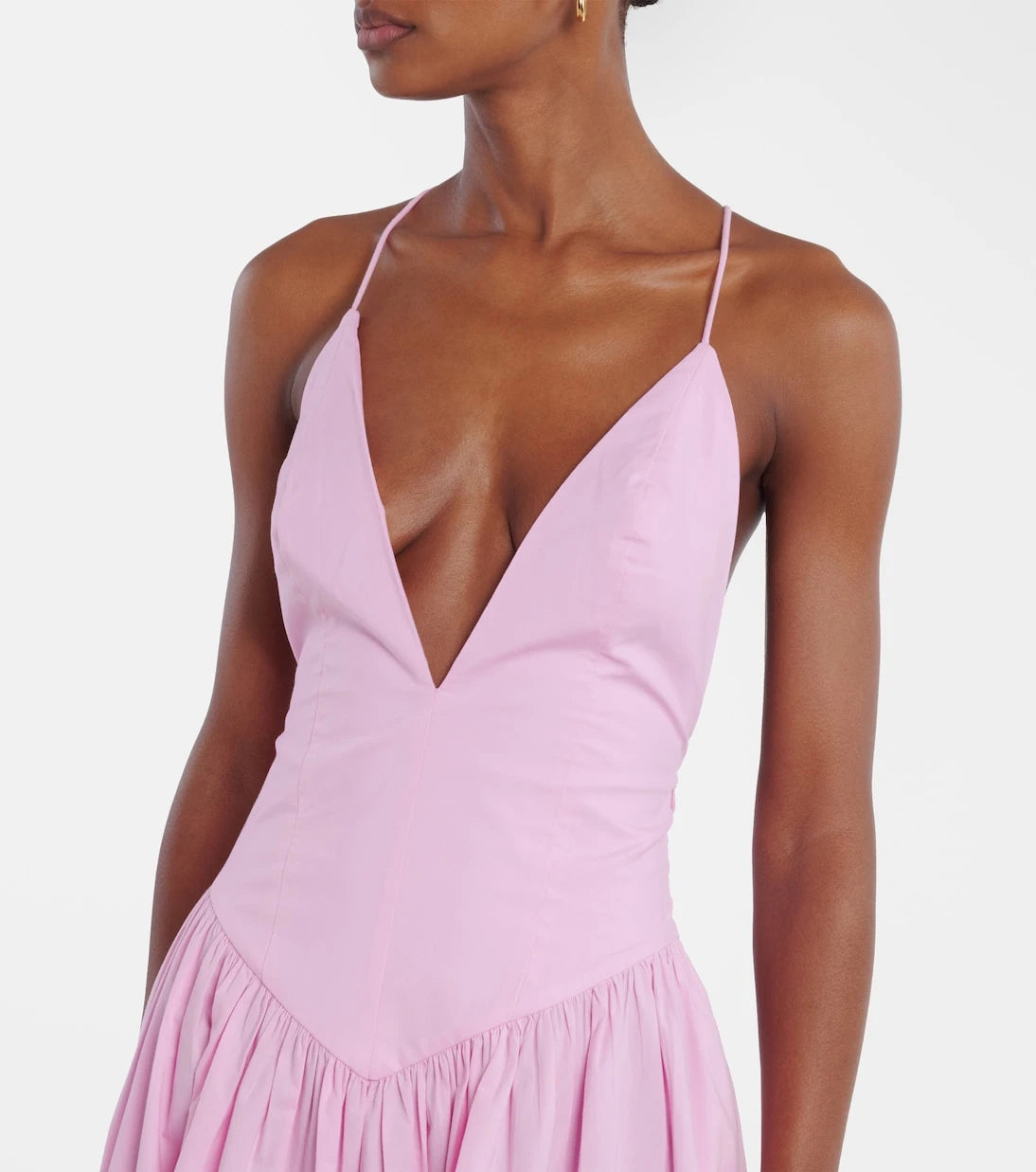 Adriana Degreas - Open-back cotton maxi dress