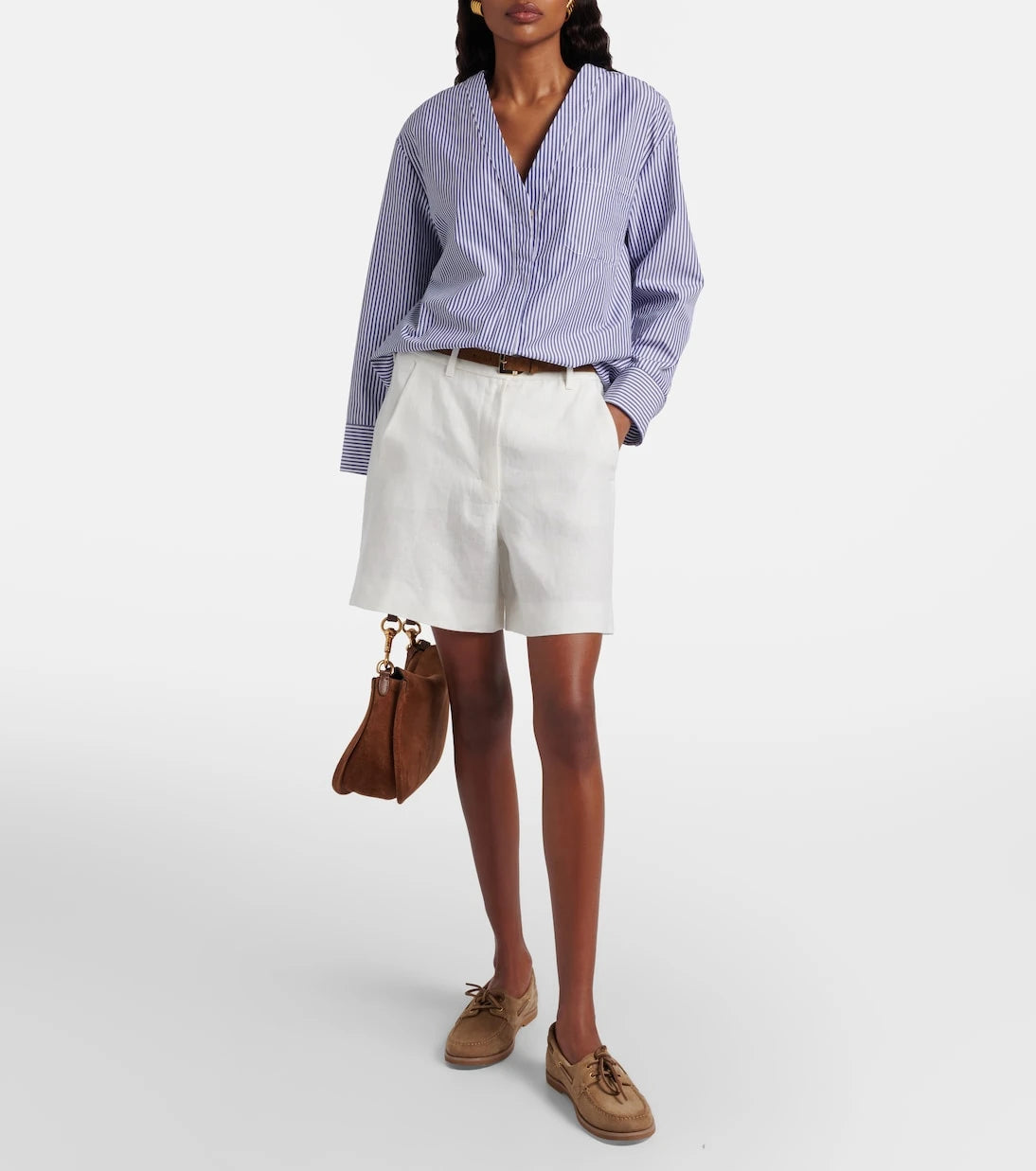 'S Max Mara - شورت كتان للحفلات