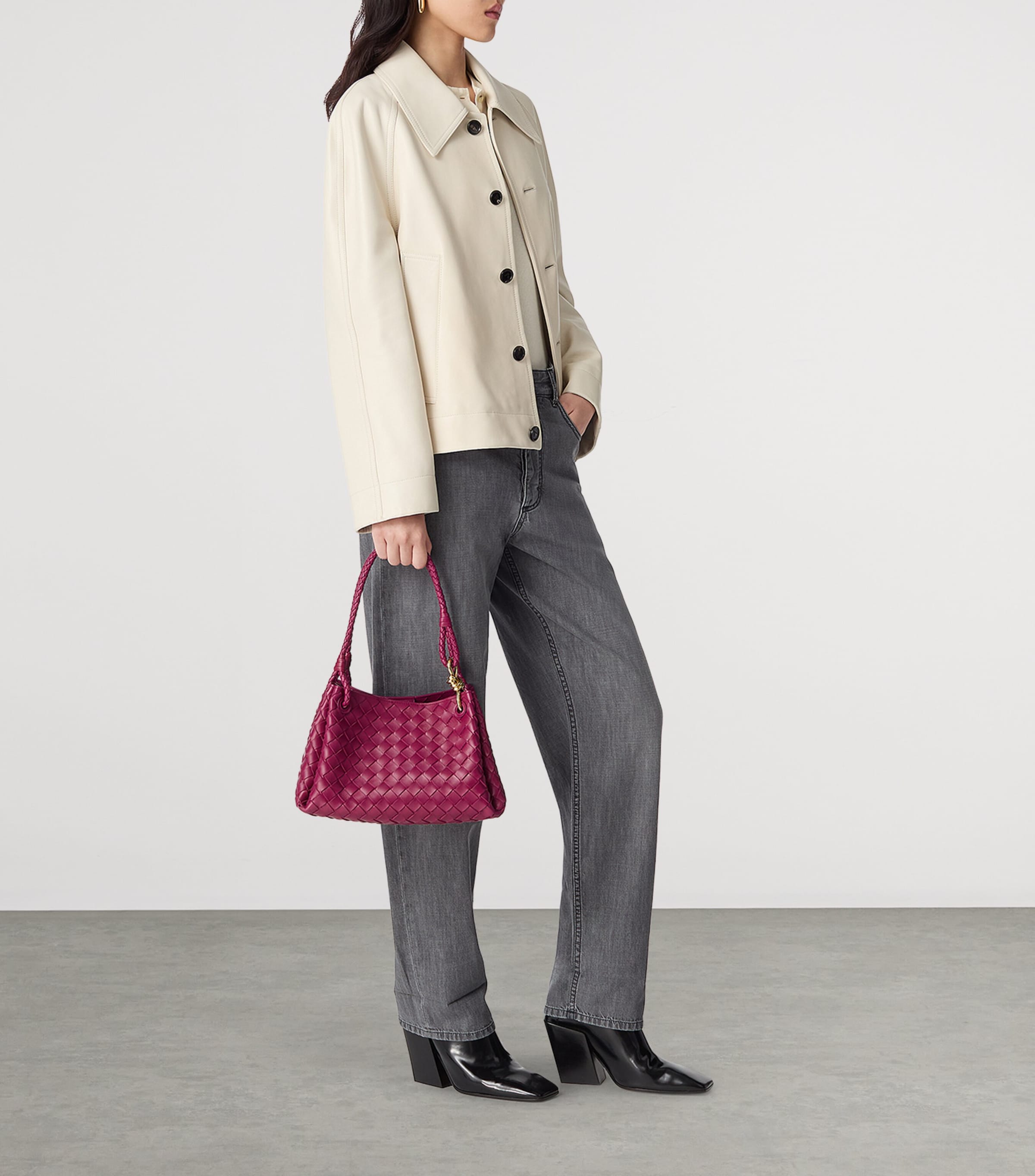 Lambskin Parachute Shoulder Bag