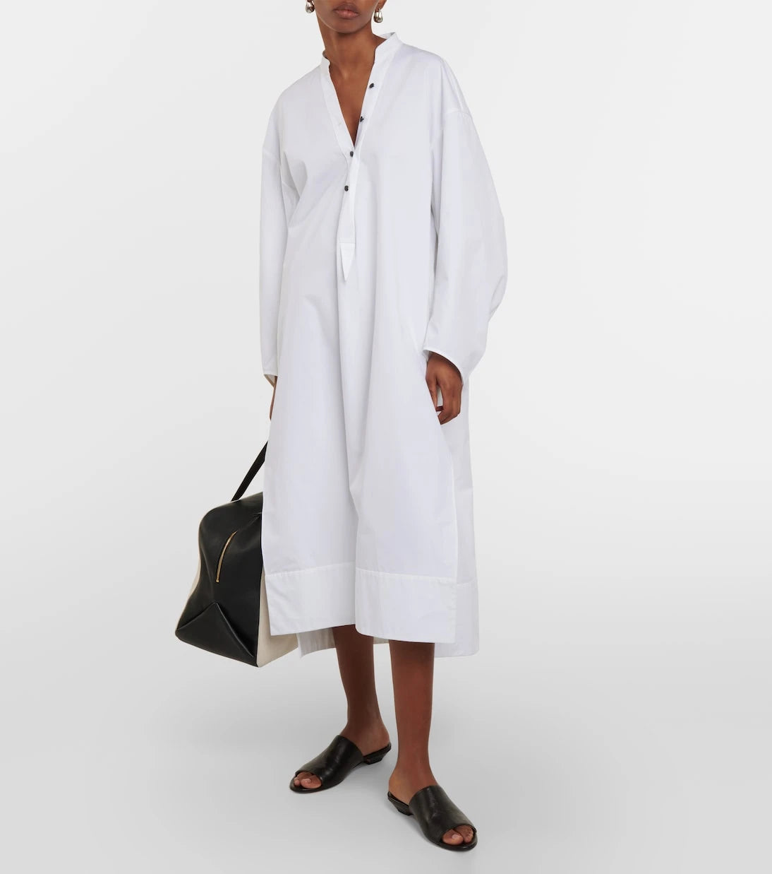 Khaite - Brom cotton midi dress